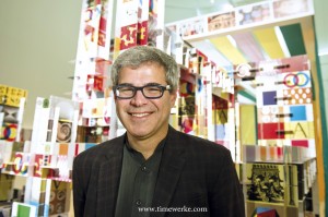 Eames Demetrios, grandson of Charles and Ray Eames, curator of the “Essential Eames: A Herman Miller Exhibition.” Photo: © Marina Bay Sands