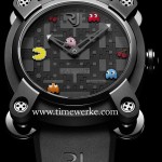 RJ-Romain Jerome 46mm  Pac-Man watch in black PVD-coated steel. Introduced in 2012 and limited to 20 pieces. Photo: © RJ-Romain Jerome