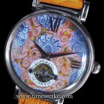 The Arbutus “Chek Jawa Batik” is part of the brand’s “Singapore Heritage” Commemorative watches featuring dials hand-painted by Elmo Chung of Hong Kong. Priced at SGD1,800 (Singapore dollars), this “Chek Jawa” hand-painted dial is inspired by batik prints and Chek Jawa. Chek Jawa is a rich ecosystem located on Pulau Ubin, one of Singapore’s islands. The original Arbutus dial had a mother-of-pearl finishing. Photo: © TANG Portfolio. 2014