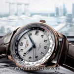 Longines Master Collection GMT Singapore – 50th Anniversary of Independence. Introduced in 2015, the 38.5mm 18K rose gold case houses the Calibre L635.6 automatic movement (ETA 2824/2) and works like a world time watch with 24 time zones. The city of Singapore is in red. This commemorative timepiece paying tribute to Singapore’s 50th year of independence is limited to 50 pieces. Photo: © Longines