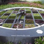 Officially unveiled on 4 August 2015 at 6pm, the Audemars Piguet Floral Clock at Gardens by the Bay in Singapore. With this, Audemars Piguet lays its claim to having the largest floral clock in Singapore. Note the distinctive shape of the Royal Oak along with the tapisserie dial and hexagonal bezel. Flowers planted on the “tapisserie dial” include the Torenia fournieri (Madagascar Periwinkle) and the Gomphrena globose (Bachelor’s button). Photo: © TANG Portfolio