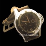 Officine Panerai Radiomir “8 Giorni Brevettato” – the 8 days diver’s wristwatch that was patented. Powered by the Angelus movement, it is also known as the Egiziano or the “Egyptian” as it was made in 1956 by Panerai for the Egyptian Navy Commandos. It is said that this watch was water-resistant to 200 metres. Photo: © Officine Panerai