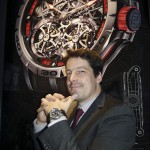 Gregory Bruttin, Director, Movement Development, Roger Dubuis. Photo: © TANG Portfolio. Elfa / Timmy. 2015 Salon International de la Haute Horlogerie.