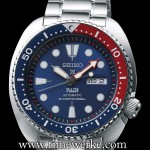 The Seiko Prospex PADI Special Edition Automatic Diver’s SRPA21 was made to commemorate the brand’s partnership with PADI (Professional Association of Dive Instructors). Its 45mm diameter case in stainless steel houses the Calibre 4R36 automatic movement and is water-resistant to 200 metres. Recommended retail price: EUR430. Photo: © Seiko