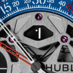 Just beneath the 12 o’clock position on Hublot’s Big Bang Unico Retrograde Chronograph UEFA EURO 2016 is an aperture that will display either “1”, “½”, “2” or “End”. This is what the brand terms the “match period display” which essentially tells you “the ongoing period” or at what stage the game is at: “1” is for the first half of the match, “½” is for half-time, “2” is for the second half and “End” is for the end of match. Photos: © Hublot