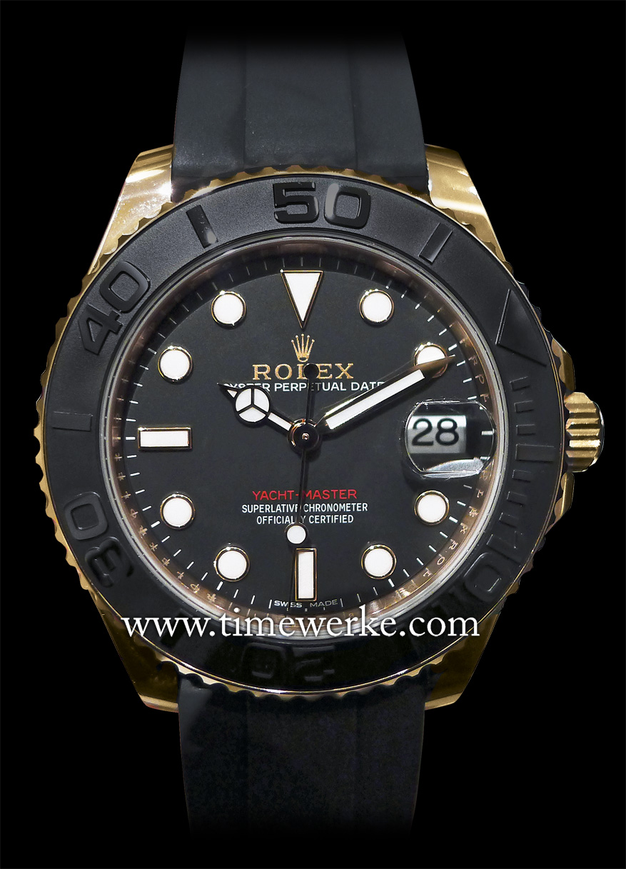 rolex oyster perpetual black gold
