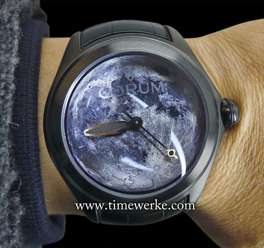 Corum Bubble Solar Moon with the Lunar surface Full Moon